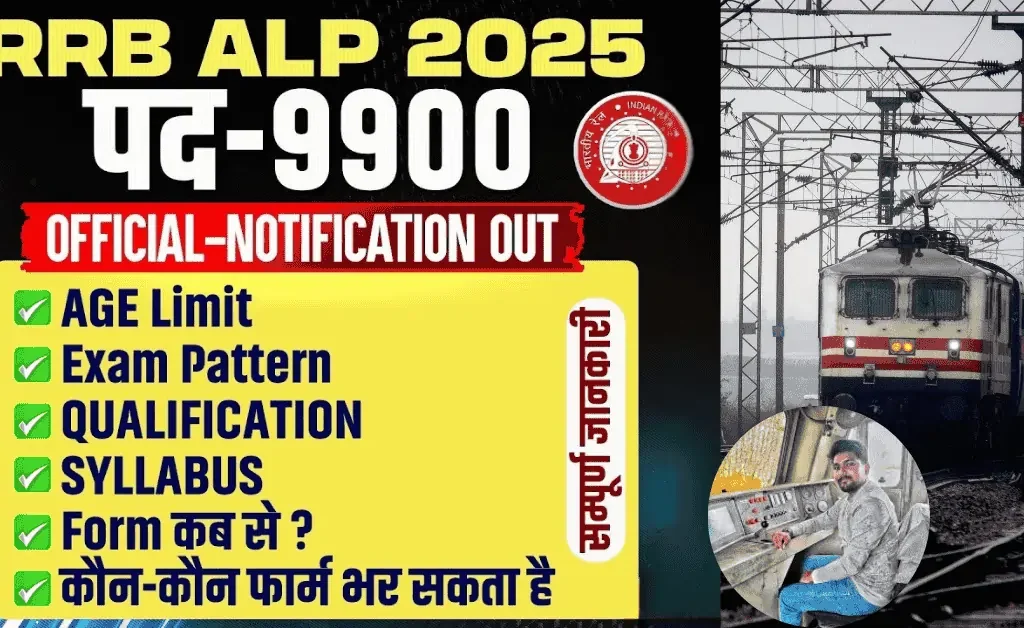 RRB ALP Recruitment 2025: 9970 Vacancies, Eligibility, Exam Pattern & Apply Online